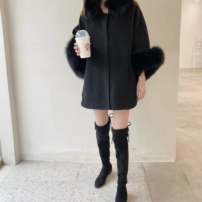 OFTBUY 2022 пальто с натуральным мехом зимняя куртка для женщин натуральный Лисий мех