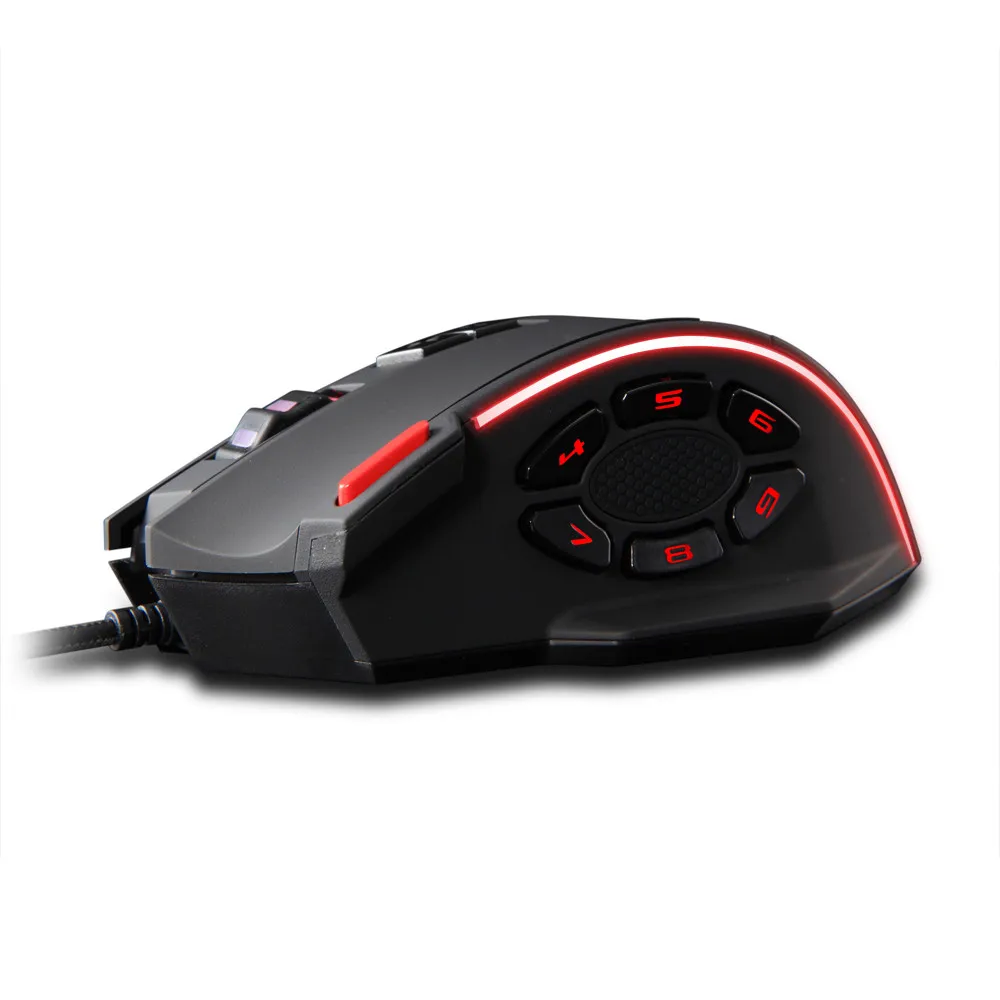 Мышь Game4 Zelotes C13 игровая мышь 10000 DPI 13 программируемых кнопок RGB светодиодный