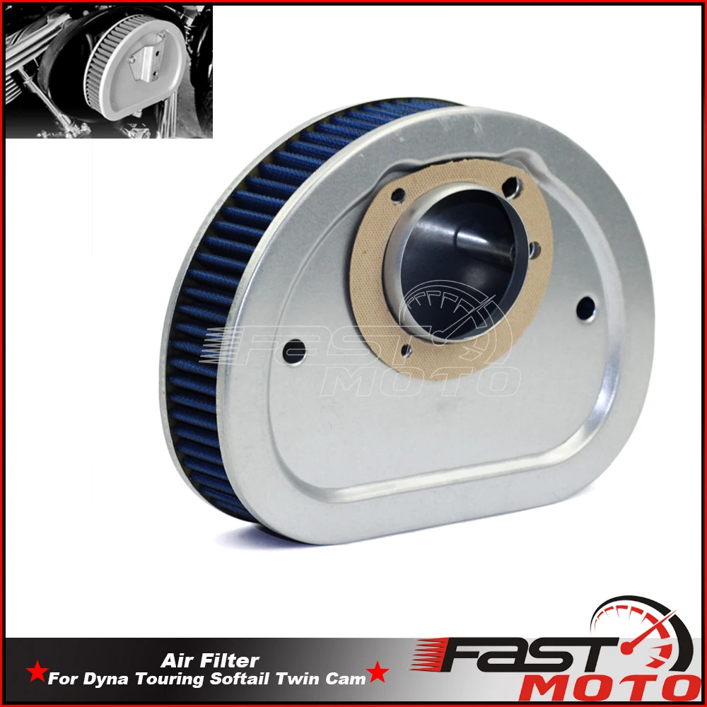 Фильтр воздухоочистителя моющийся сменный впускной воздушный фильтр для Harley Twin
