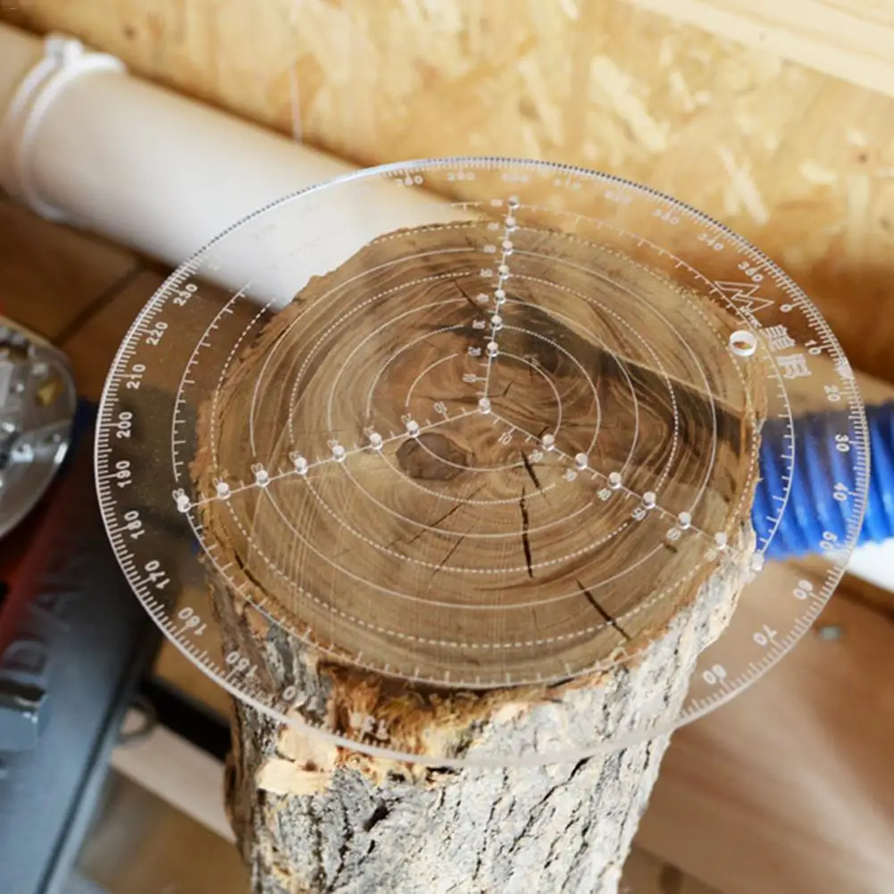 Круглый центральный видоискатель резак компас акриловый прозрачный для