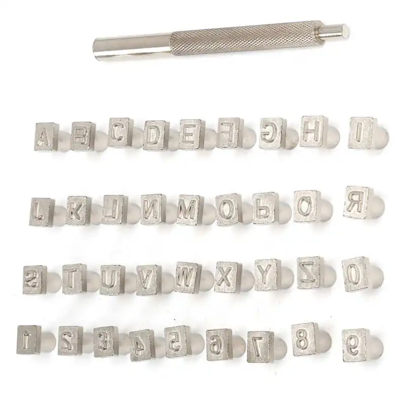 Набор для перфорации с цифрами алфавитный перфоратор из легированной стали DIY