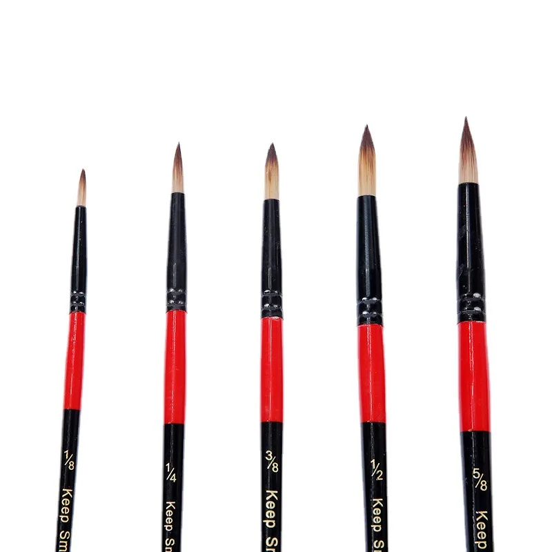 Кисть для нанесения масляной краски набор из 5 акварельных насадок акриловых