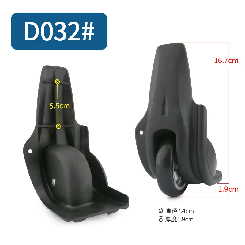 Suitcase Luggage Casters Accessories Repair Travel Luggage Casters Suitcase Parts Replacement Black Luggage Casters Accessories