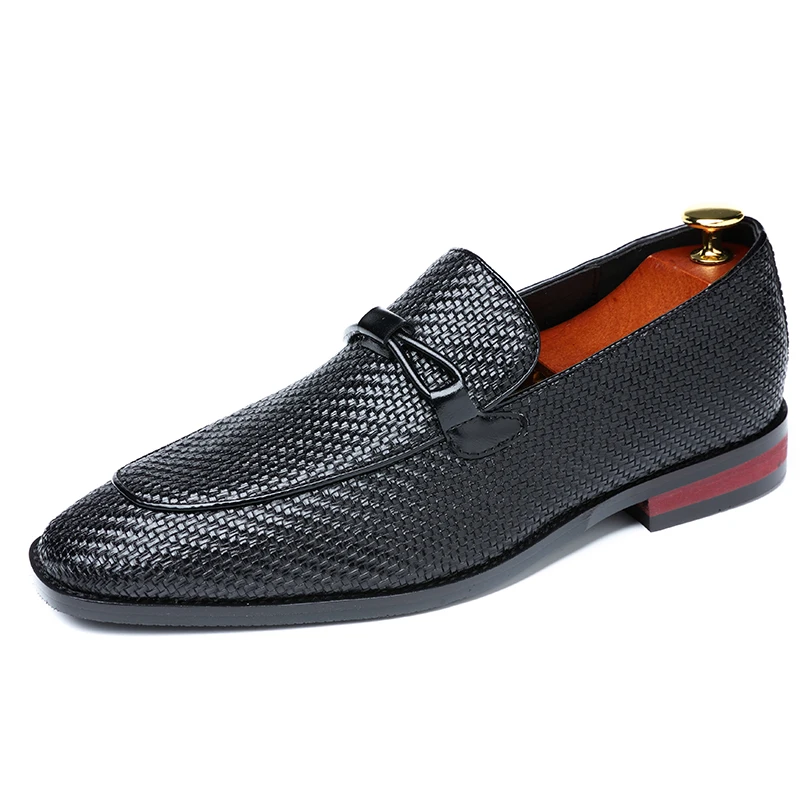

2020 Men's Dress Party Shoes Luxury BrandFashion Designer Loafers Breathable Flats Men Comfortable Banquet Shoes Plus Size 37-48