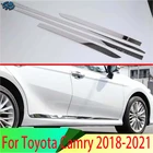 Для Toyota Camry 2018 2019 2020 2021, украшение для автомобиля, боковая дверь из нержавеющей стали, украшение для кузова