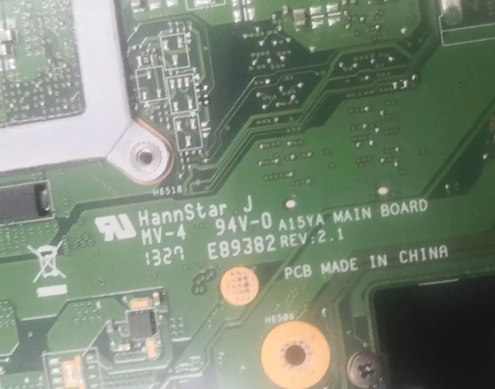 Для ASUS A15 A15AY материнская плата для ноутбуков pc материнская плата основная плата rev 2,1 тестовая работа