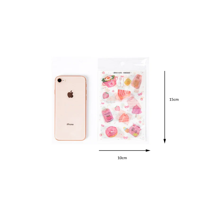 3pcs/lot Romantic store series Decorative Sries Stickers Scrapbooking DIY Diary Album Stick Label Gift for Party | Дом и сад