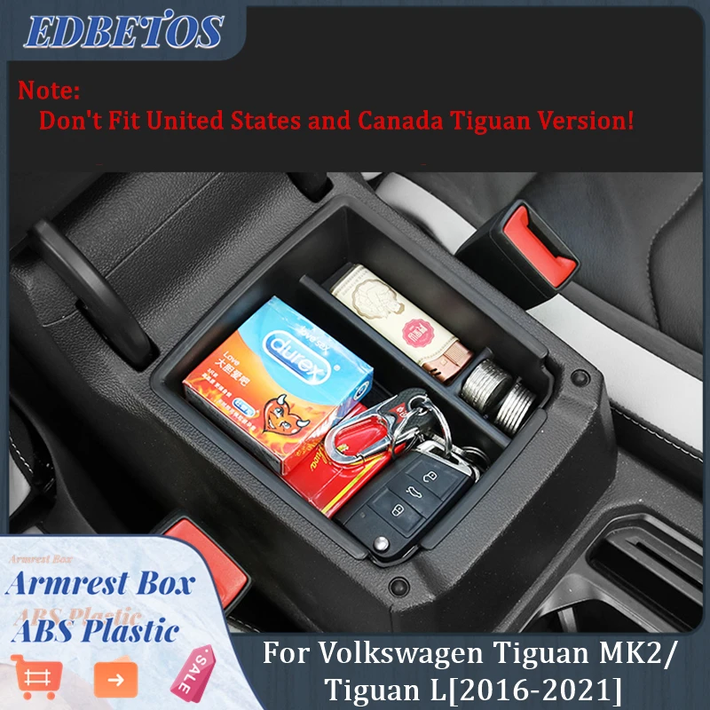 Поддон органайзер центральной консоли + держатель для монет Volkswagen Tiguan MK1 2009 2015 и MK2