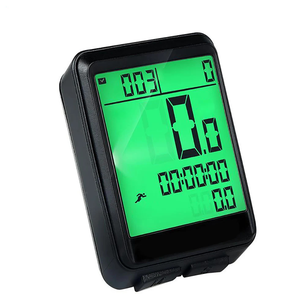 

Многофункциональный велосипедный компьютер, беспроводной Велосипедный одометр, ЖК-дисплей, хорошая подсветка, Водонепроницаемый Спидомет...