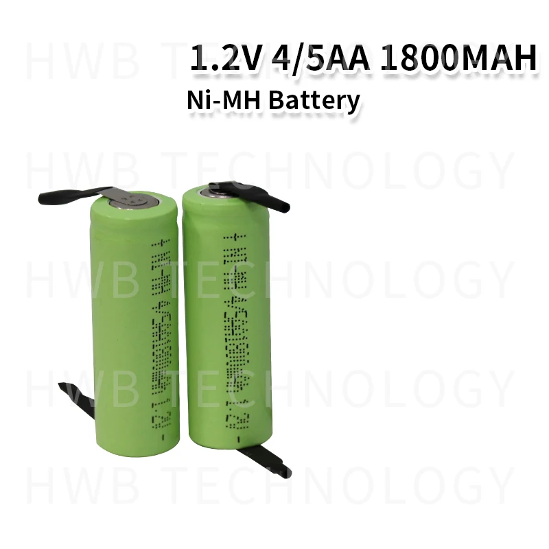10 шт./лот KX Оригинальный Новый 1 2 в 4/5AA 1800 мАч Ni-Mh 4/5 AA Ni Mh перезаряжаемая батарея с