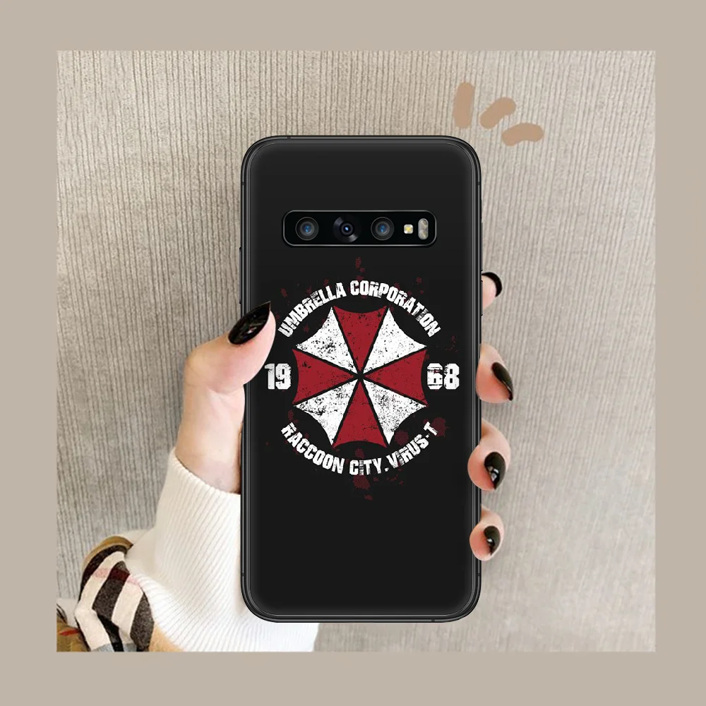 

RESIDENT Umbrella Corporation Phone Case Cover Hull For Samsung Galaxy S 6 7 8 9 10 e 20 edge uitra Note 8 9 10 plus black