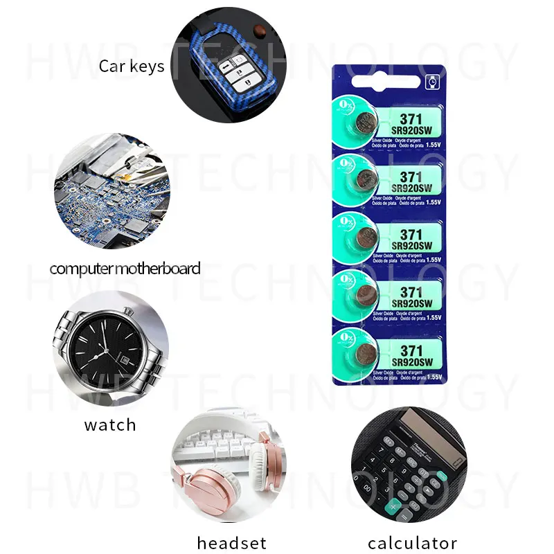 20 шт. батарея для часов из оксида серебра 371 SR920SW 920 1 55 в 100% оригинальный бренд renata