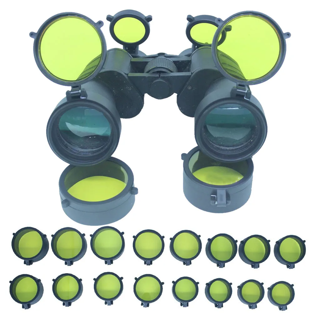 

30-69 мм тактическая охотничья крышка прицела ружья, защитная крышка объектива кожаный чехол из искусственной кожи (протектор Кепки цель Крыш...