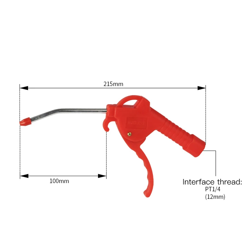 1 шт. красная пластиковая ручка для пылесоса воздушный компрессор инструмент