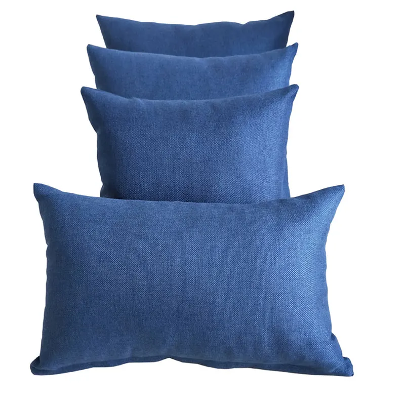 Чехол для подушки прямоугольной формы однотонный чехол гостиной 30x50 см Диванный