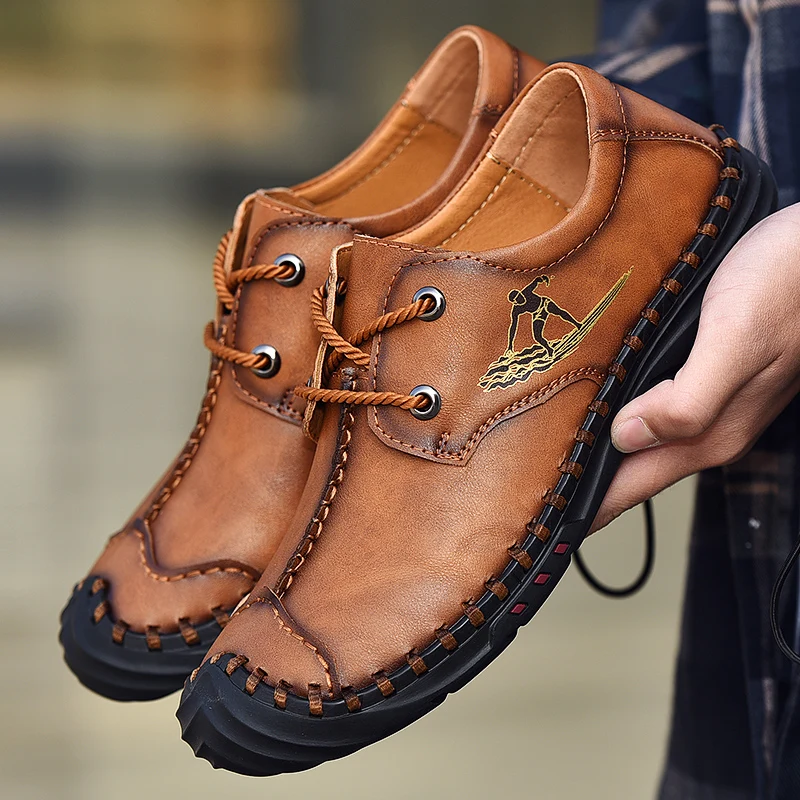 

Classic Fashion Men Shoes High Quality Handmade Shoes Men Comfortable Driving Shoes Hot Sale Casual Leather Shoes Big Size 38-48