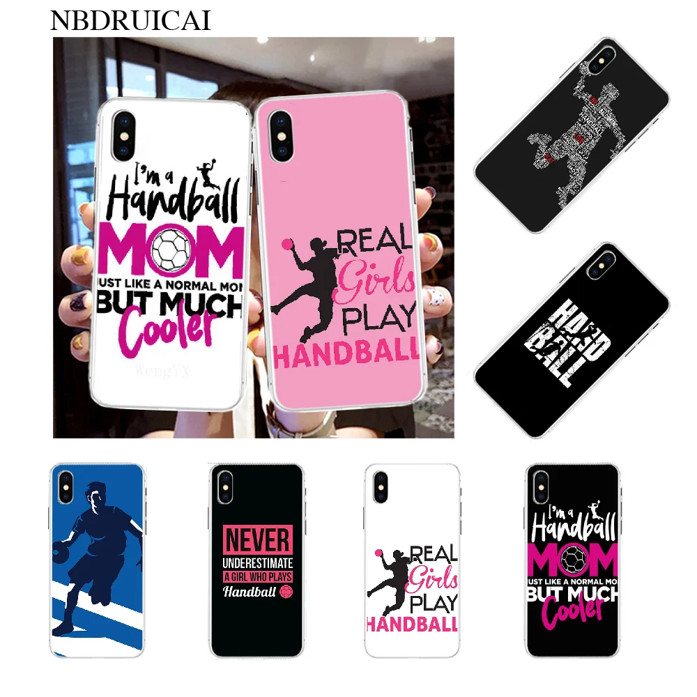 NBDRUICAI спортивный Чехол для гандбола мягкий чехол телефона iPhone 11 pro XS MAX 8 7 6 6S Plus X 5S SE