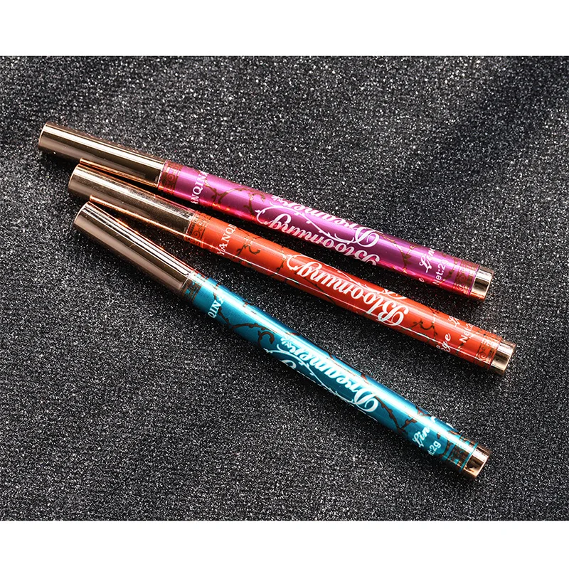 YANQINA Черная Подводка для глаз три цвета внешний вид Водостойкая макияж