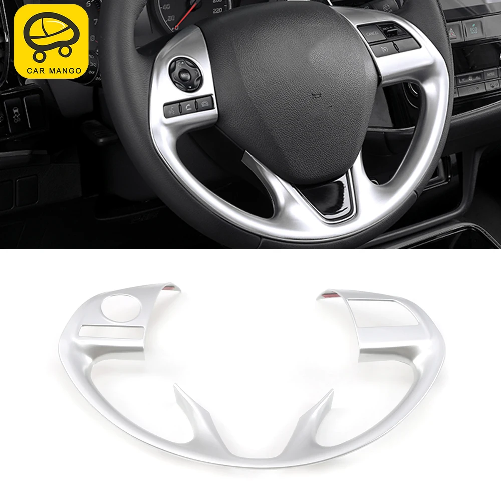 

CarManGo Auto Car Accessories Molding Steering Wheel Frame Trim Sticker Cover Decoration for Mitsubishi Outlander 2015-2021