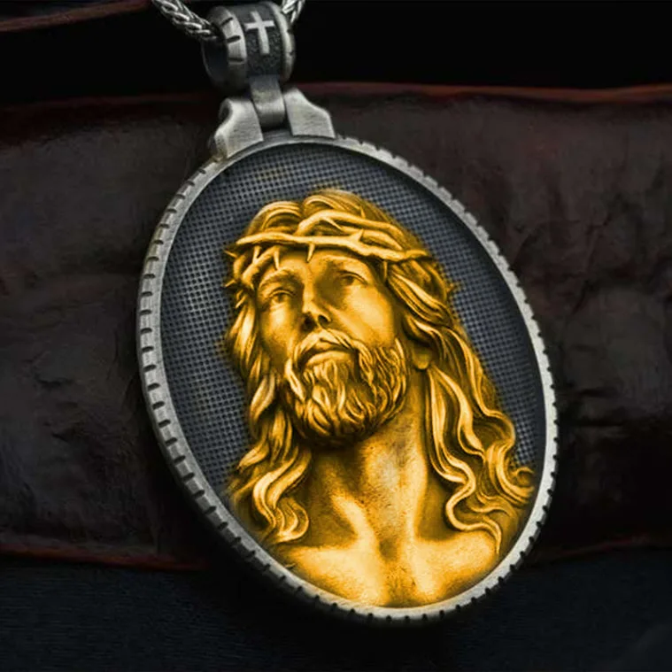 Новое поступление 2021 модная цепочка на шею подвеска с изображением Иисуса Христа