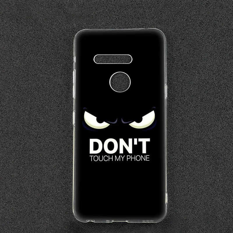 Чехол с надписью Don't touch my чехол для телефона LG G5 G6 Mini G7 G8 G8S V20 V30 V40 V50 ThinQ Q6 Q7 Q8 Q9 Q60
