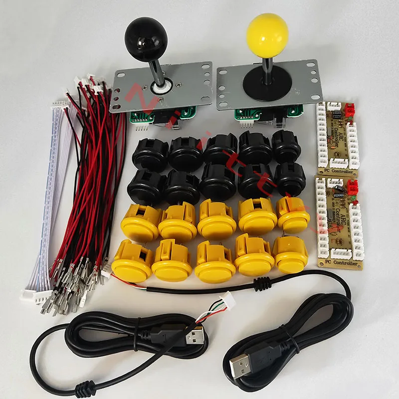 Аркадный джойстик DIY Kit с нулевой задержкой USB контроллер-кодировщик Sanwa кнопки PS3