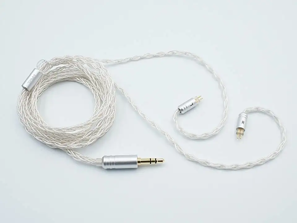 Посеребренный IEM кабель Tansio Mirai 2pin 0 78 мм|Аксессуары для наушников| |