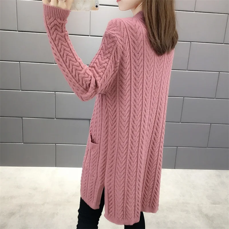 Женский вязаный кардиган с рукавом летучая мышь |