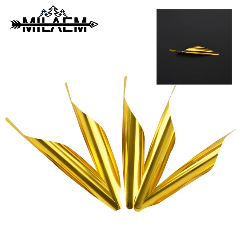 

50 Pieces Archery Arrow Feather 1.8inch 8 Color Rubber Feather DIY Tools For Recurve Compound Bow Hunting Shooting Accessories
