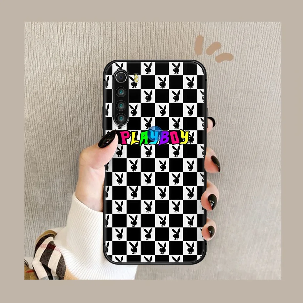 

American Rabbit Brand Phone Case For XIAOMI Redmi Note 5 7 8 T 9 6A 7A 8A 9S K 20 30 Pro black Waterproof Painting Cover Tpu