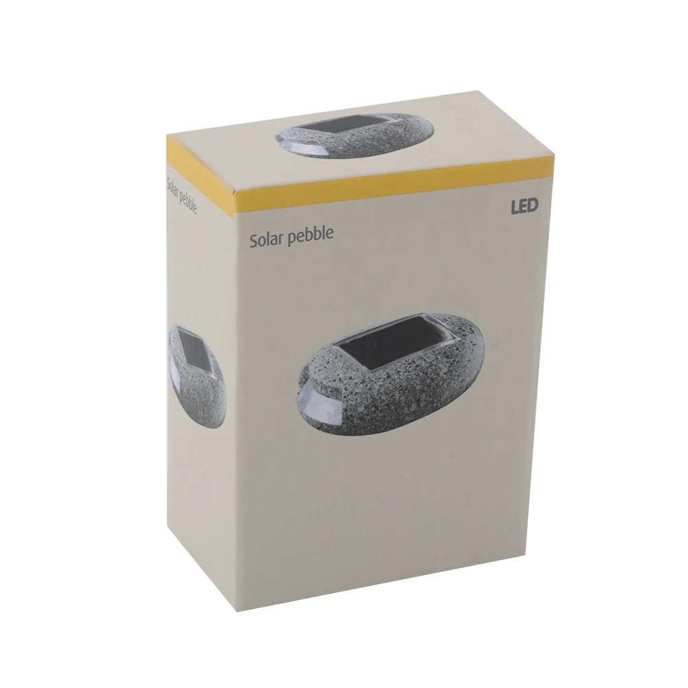 Солнечная лампа для украшения сада светильник па каменная галька ландшафт