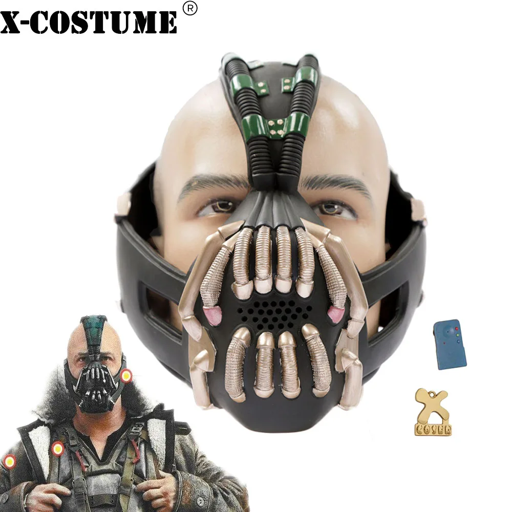 Бэтмен Темный рыцарь Rises Bane маска для лица фильм косплей костюм реквизит Хэллоуин Рождество сценическое шоу Вечерние Индивидуальные маски
