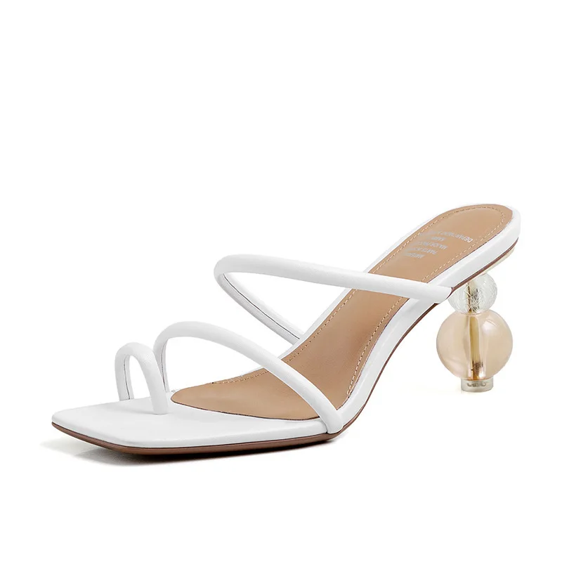 

Special shaped sandals with high heels for women
