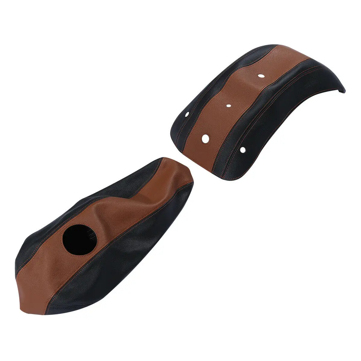 

Motorcycle Leather Fuel Gas Tank Cover Rear Fender Protector For Harley Sportster 883 2009-2011 2010