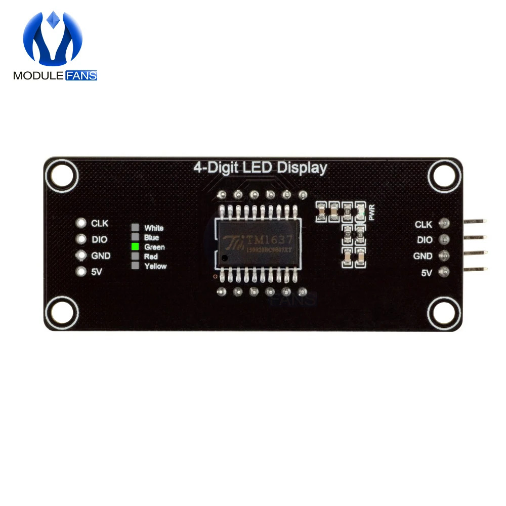 TM1637 светодиодный Дисплей модуль для Arduino 4 значный 7 сегментный 0 56 дюймов учета