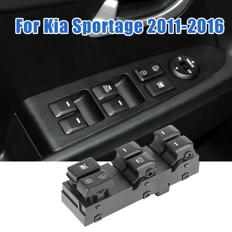 

Переключатель управления стеклоподъемником передний левый LH для KIA Sportage R 2011-2016 Power Master, водительская сторона 93570-3W000 (автоматический вниз)