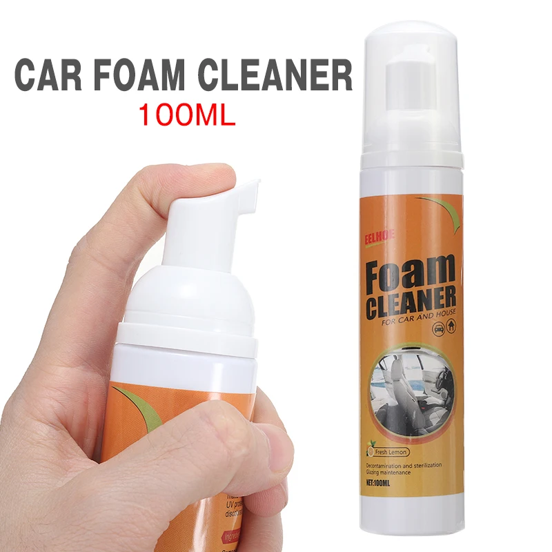 100 мл Многоцелевой пенный очиститель антивозрастной спрей для очистки салона