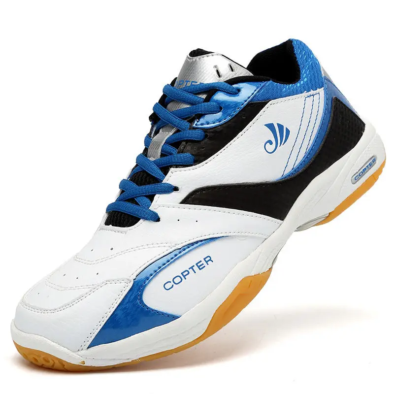 

Мужские кроссовки для бадминтона, Нескользящая дышащая теннисная обувь, износостойкая спортивная обувь на шнуровке, профессиональная обув...