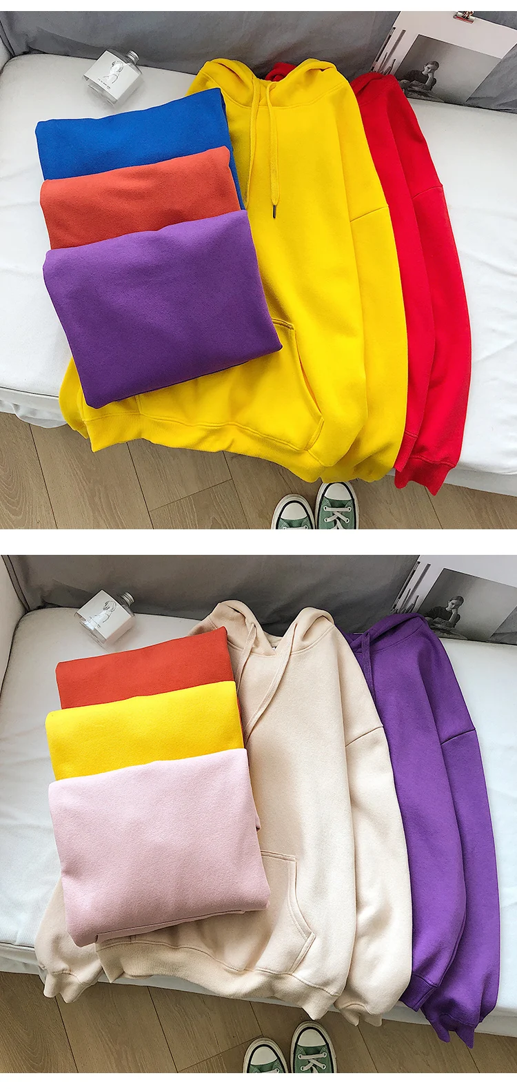 Liketkit мужские осенние зимние толстовки с капюшоном для мужчин и женщин, однотонный простой теплый пуловер с капюшоном, свободная уличная одежда для пар, 13 цветов