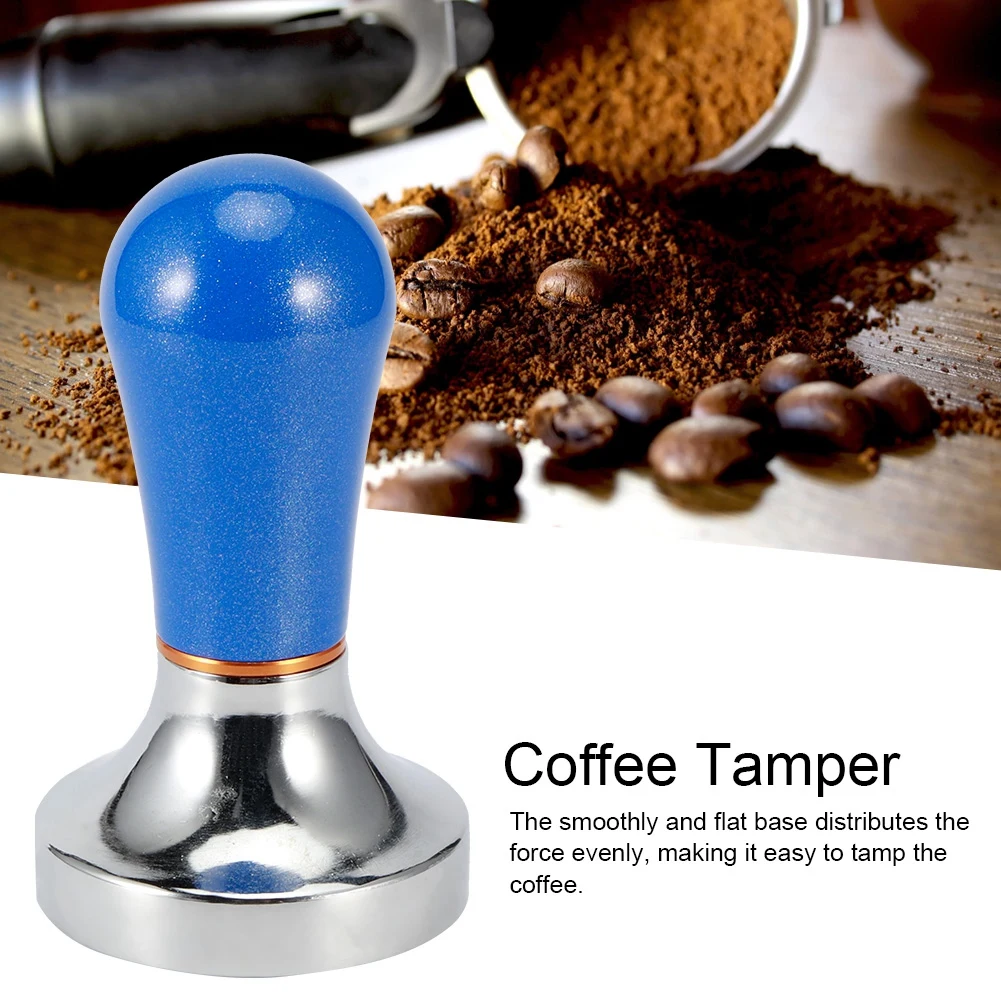 

Aluminium Alloy Household Coffee Tamper Powder Pressed Hammer Red Light Blue Dark Blue Optionaloffee Machine Accessory