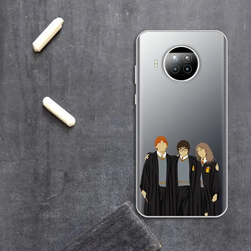 

Weasley Twins Draco Malfoy Phone Case Transparent for Xiaomi Redmi note 10 t 8 9 pro lite 11