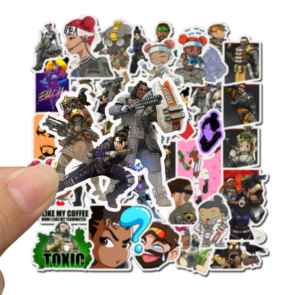 10/30/50pcs Apex Legends Game Graffiti Stickers For Kids Skateboard Laptop Luggage Fridge Motor Car Wall DIY Sticker Decals Toy - купить по