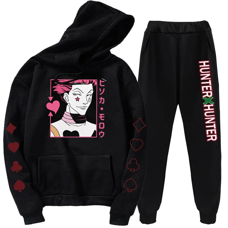 Новинка Свитшот Hunter X Hisoka спортивные штаны комплект из двух предметов для мужчин