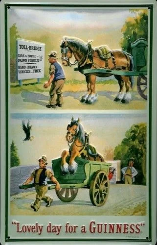 

Guinness Horse Motiv 2 Blechschild Schild Tin Sign