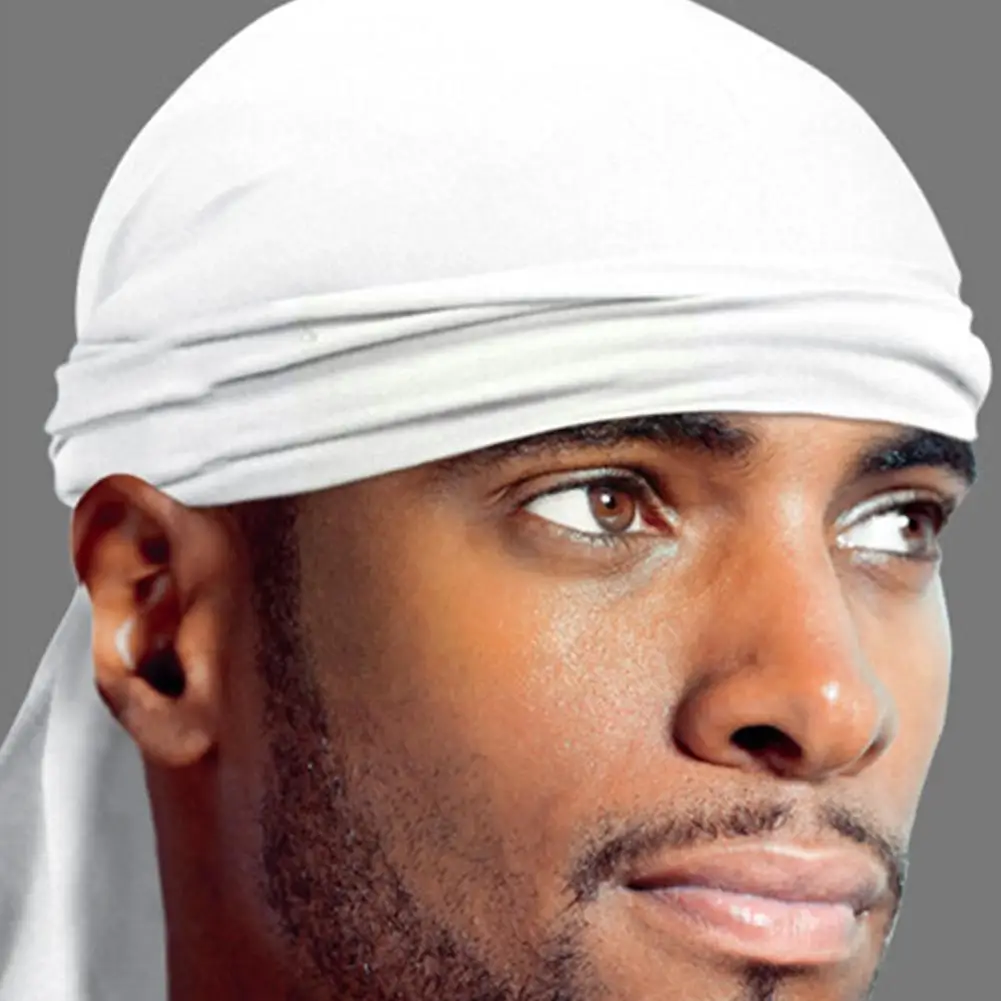 

Long Elastic Long Tail Cap European And American Popular Color Fashion Hat Pure Headscarf Sports Lace Outdoor T4H4