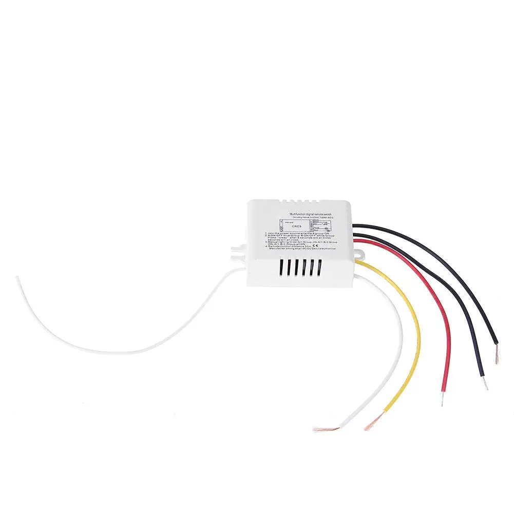 Умная цифровая настенная лампа 2 канала ВКЛ./ВЫКЛ. 220 В Беспроводной Выключатель с