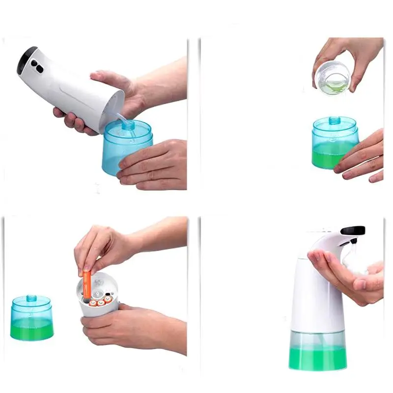 

Automatic Soap Dispenser Pump Induction Non-Contact Sanitizer Soap Dispenser Desktop Automatic Alcohol Disinfection Sprayer