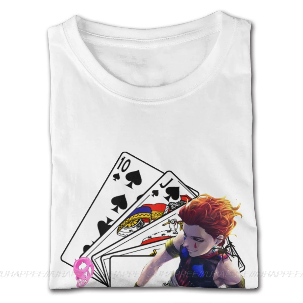 Оптовая продажа футболки с рисунком героев аниме Hisoka Hunter X фирменные для