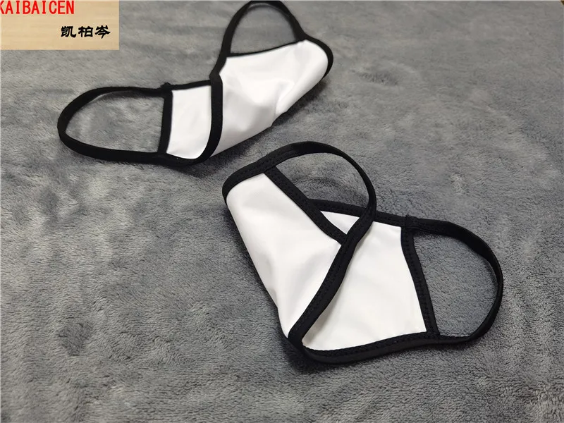 20pcs/lot Blank Sublimation Black Edge Face Mask Dust Prevention Adults DIY Gifts Heat Transfer | Компьютеры и офис
