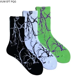 Носки унисекс в стиле хип-хоп, с молниями